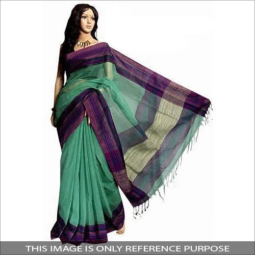 Available In Different Color Ladies Cotton Handloom Saree