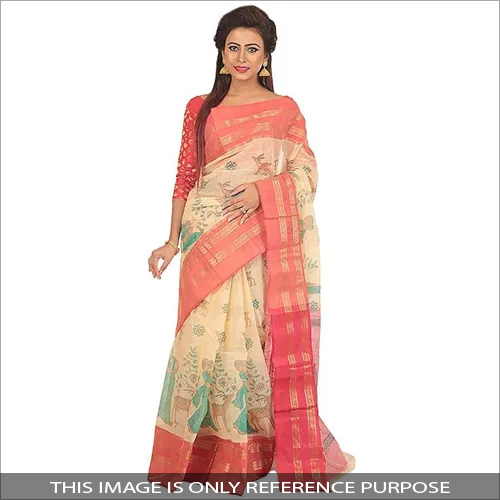 Available In Different Color Ladies Fancy Tant Saree