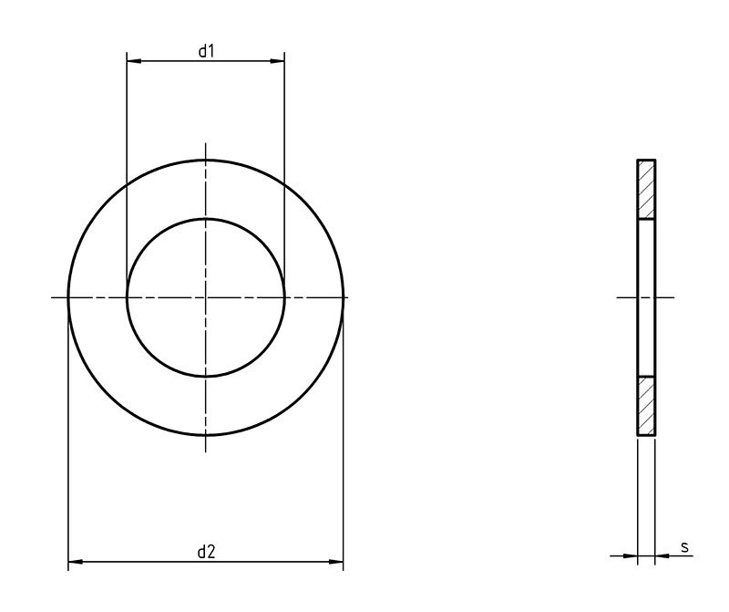 Din 1441 Flat Washer For Clevis Pin