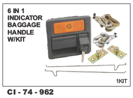 6 In 1 Indicator Baggage Handle W/Kit Universal Vehicle Type: 4 Wheeler
