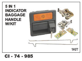 5 In 1 Indicator Baggage Handle W/Kit  Universal Vehicle Type: 4 Wheeler