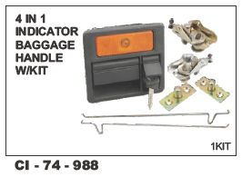 4 In 1 Indicator Baggage Handle W/Kit Universal Warranty: Yes