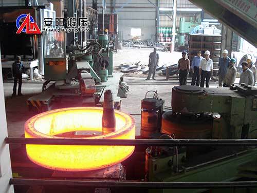 Horizontal Ring Rolling Machine Large Steel Ring Rolling Machine - Color: Green