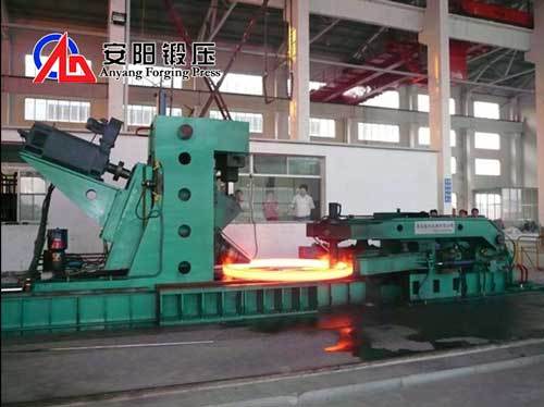 Horizontal Ring Rolling Machine Large Steel Ring Rolling Machine - Color: Green