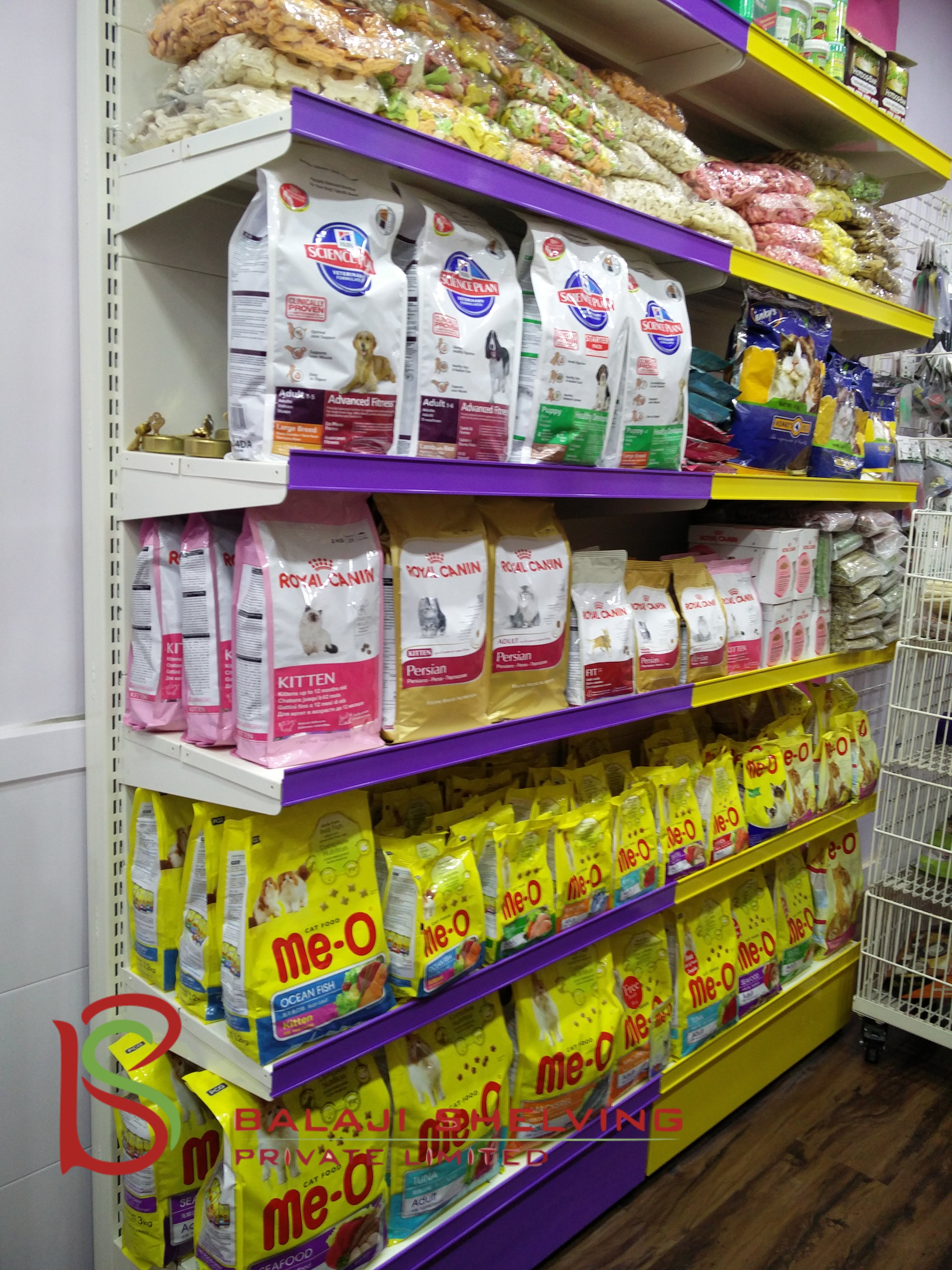 Supermarket Racks - Powder Coated Finish | Ideal For Shops, Markets, Commercial Spaces, Warehouses, And Supermarkets
