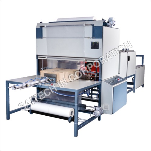 Semi Automatic Shrink Wrapping Machine - MS Material, Dimensions L6000mm x W2000mm x H2500mm | 440V Electric, Durable, PLC Control, 10 PPM Shrink Speed