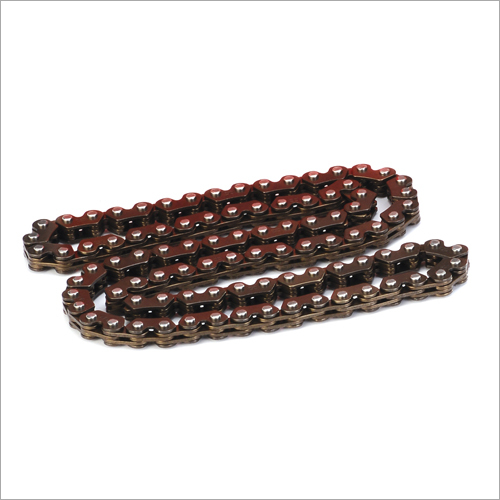 Timing Chain - Steel, 1/2 Inch Pitch, 1/4 Inch Width, Red Color, 100 Links, 1.5 lbs Weight | Engine Timing Solution