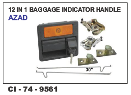 12 In 1 Baggage Indicator Handle Universal Vehicle Type: 4 Wheeler