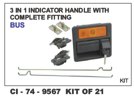 3 In 1 Indicator Handle With Complete Fittings  Bus  Universal Vehicle Type: 4 Wheeler