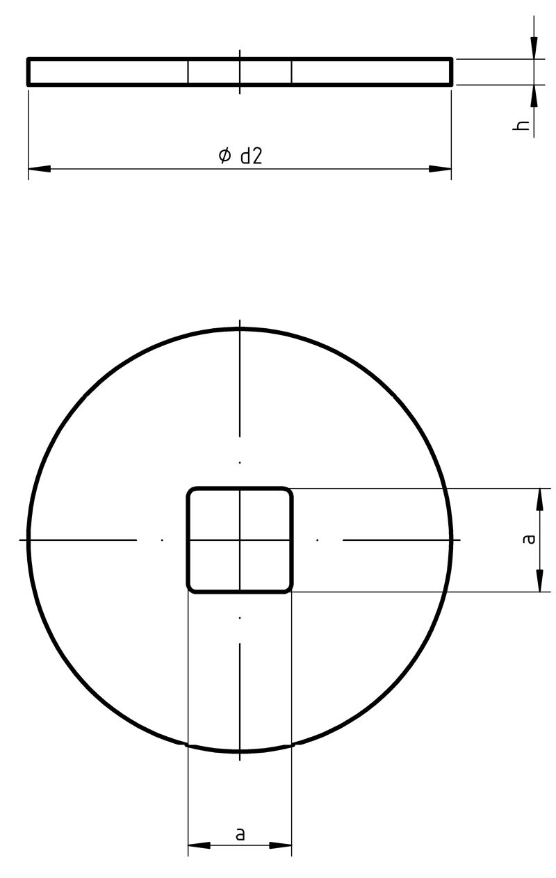 Din 440 R Washer For Use In Timber Construction