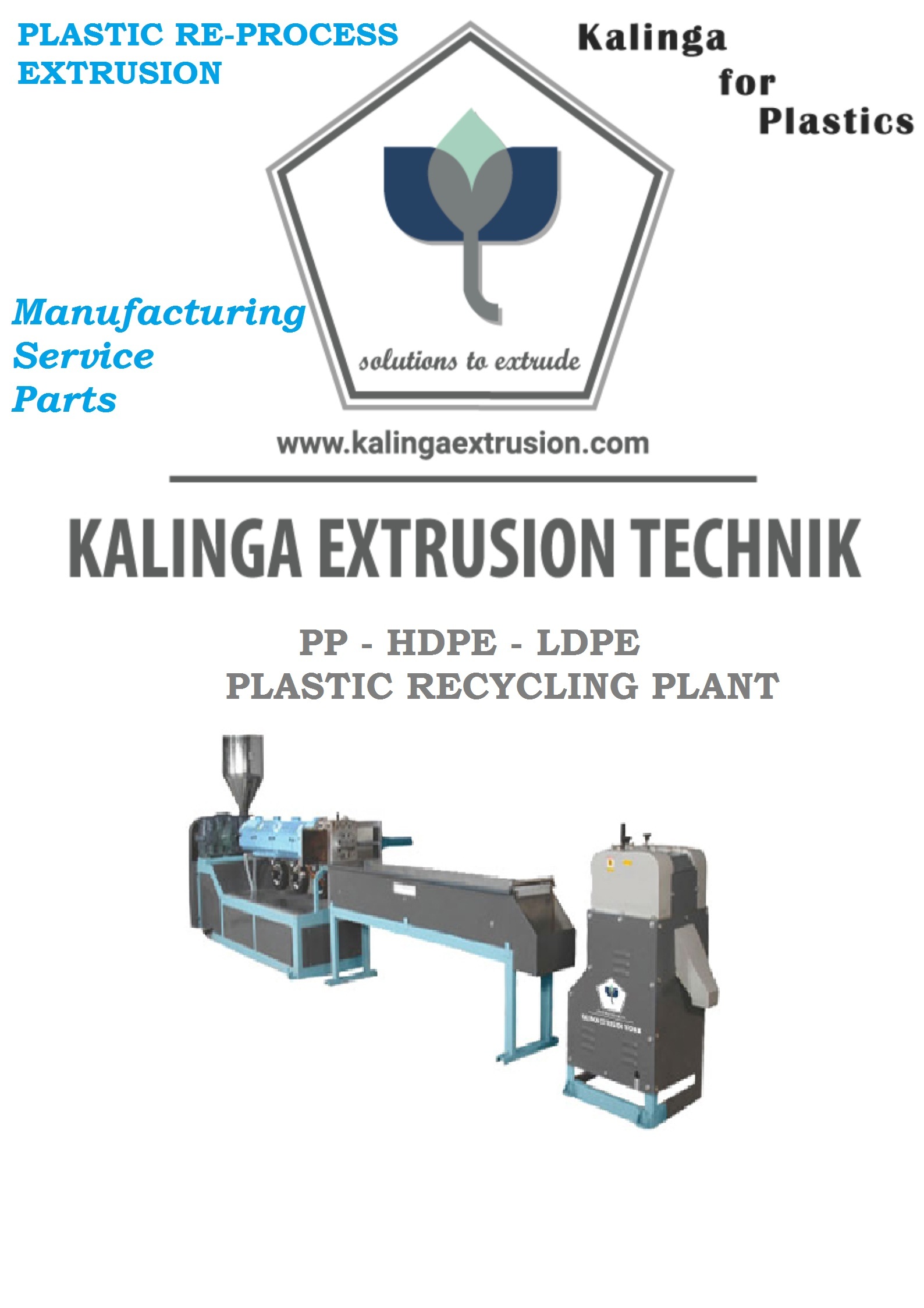 Plastic Processing Machinery Manufacturer And Exporter