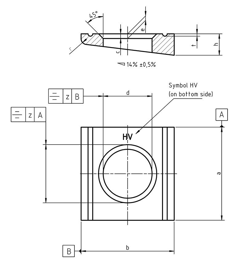 Din 6918 Square Taper Washers