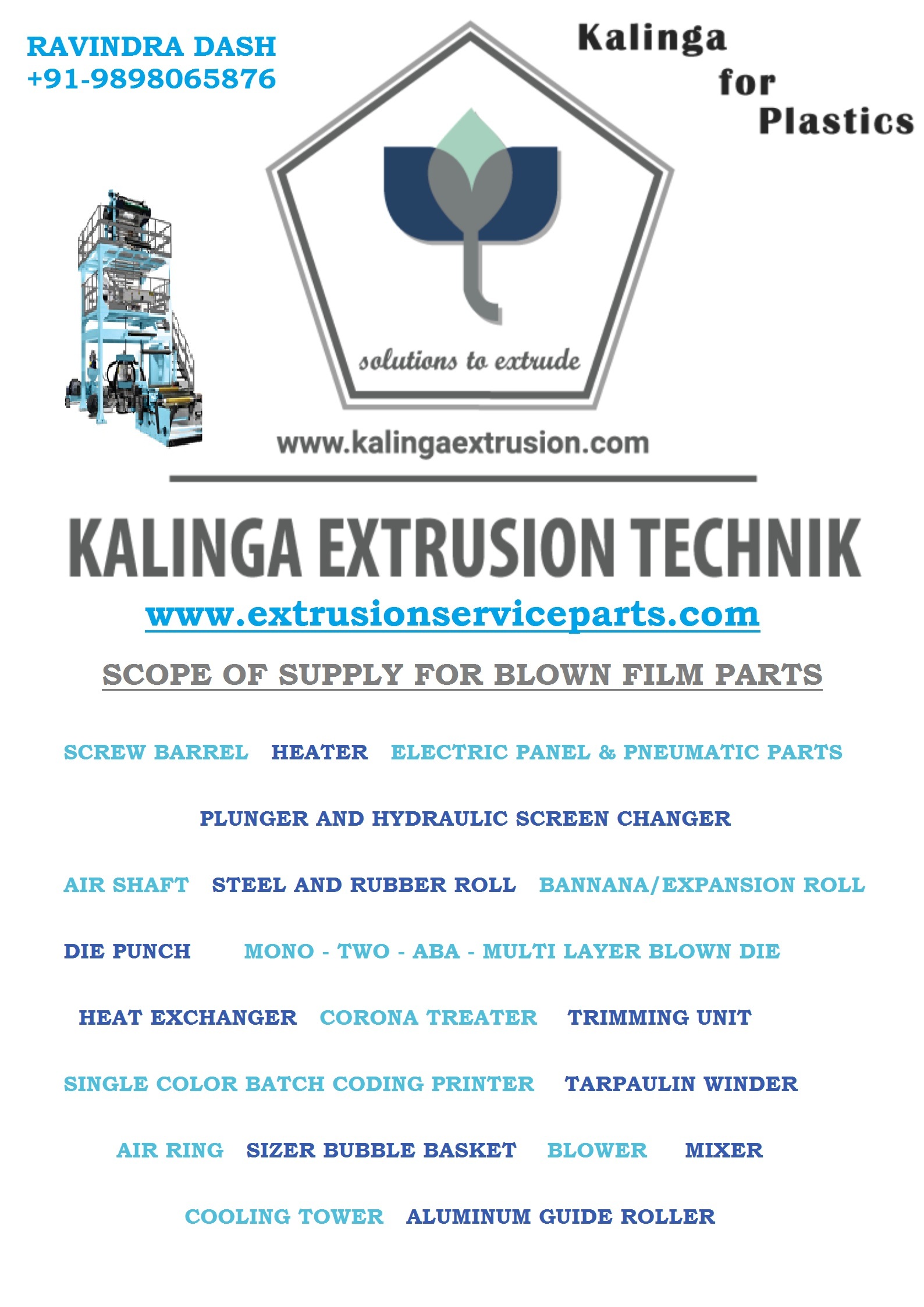 Plastic Extrusion Machinery - Steel Construction, Variable Dimensions & Weight, Electric Power, 1-year Warranty | Versatile High-tech Solutions For Extrusion Coating, Blown Film, Recycling, And More