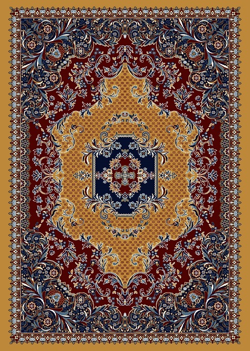 Multi Color Velvet Carpet Easy To Clean