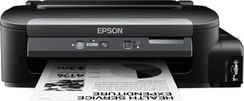 Epson M100 Single Function Inkjet Printer (White, Refillable Ink Tank)