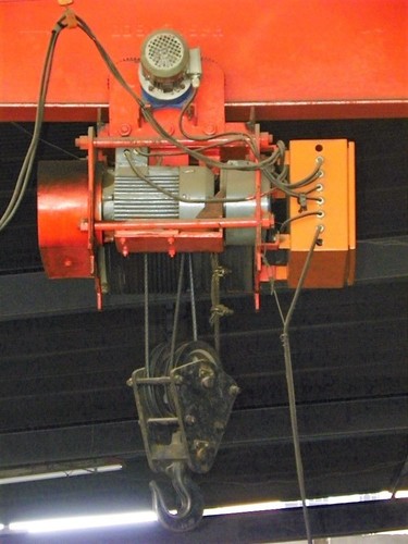 Golden Yellow Electric Hoist
