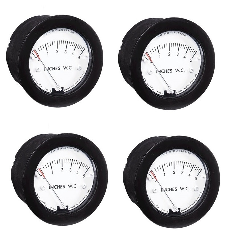 Dwyer 2-5000-25mm Minihelic Ii Differnntial Pressure Gauge 0-25 Mm W.c Accuracy: +-5% Of Fs At 70 Degreef (21.1 Degreec) %