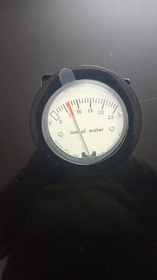 Dwyer 2-5000-100mm Minihelic Ii Differnntial Pressure Gauge 0-100 Mm W.c Diameter: 63 Millimeter (Mm)