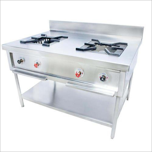 Stainless Steel 2 Burner Range