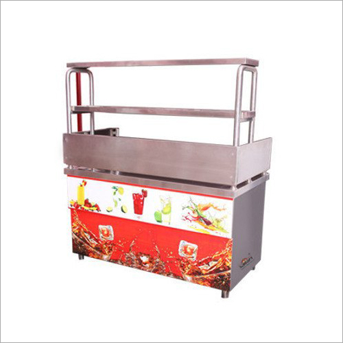 Juice Counter - Polished Metal Finish | Durable Design for Commercial Use, Ideal for High-Volume Beverage Preparation