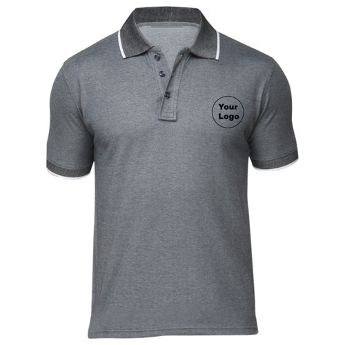 Printed T Shirts - Cotton Blend, Size S-xxl, White Color - Polo Collar, Short Sleeve, Breathable, Comfortable Fit, Customizable, Durable, Easy Care, Soft Fabric, Stylish Design, Chest Pocket