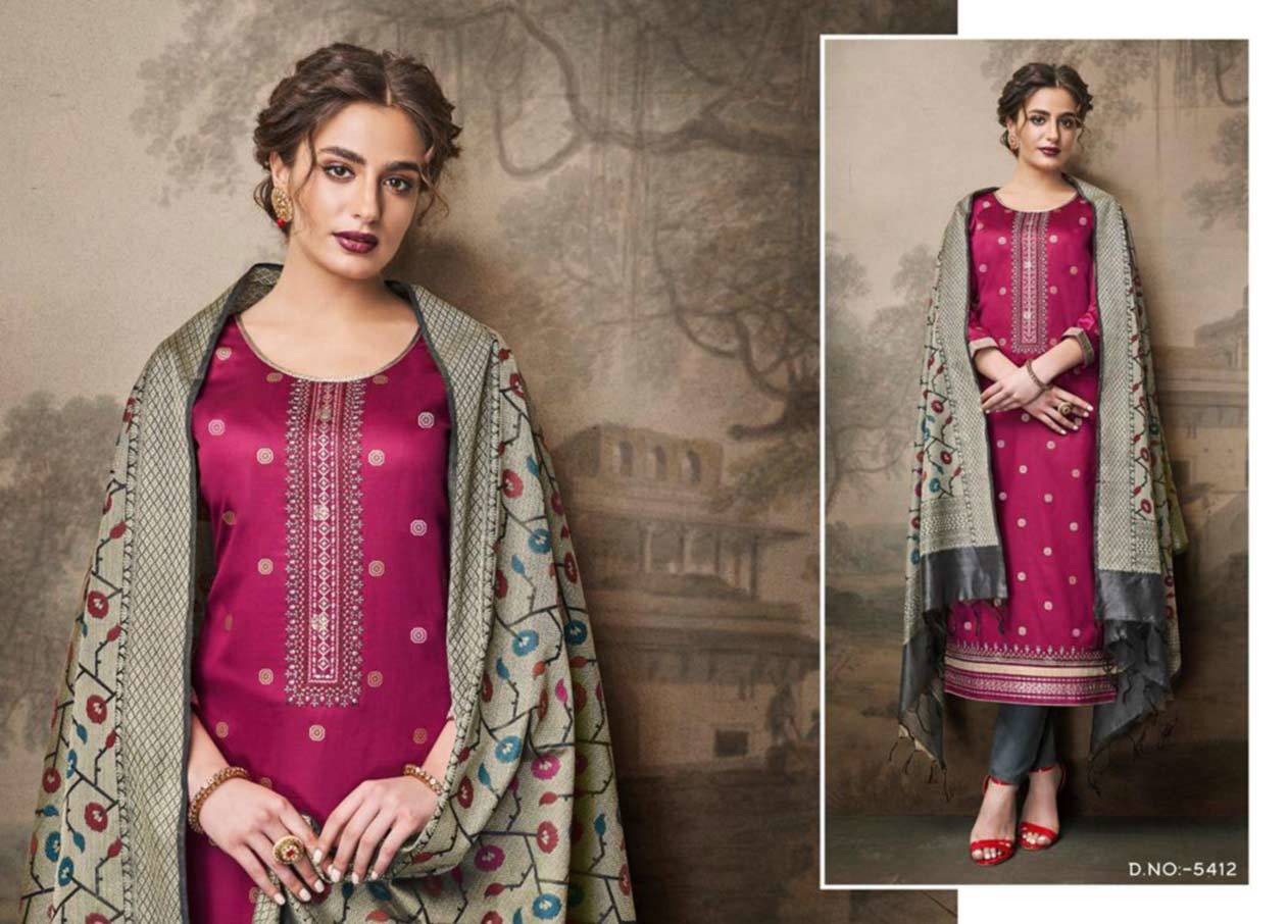 Jam Silk Foil Print With Embroidery Work Application: Women Material