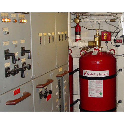 Co2 Gas Room Fire Suppression System - Color: Po Red