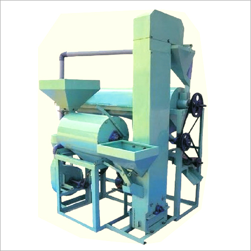 Semi-automatic Mini Dal Mill - Ms, 0-0.5 Ton/hour, Green | High Efficiency, Compact Structure, Eco-friendly, Manual Control, 1 Year Warranty