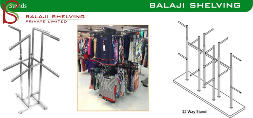 Available In M.s Powder Coated As Well As In S.s 8 Way/ 12 Way Stand