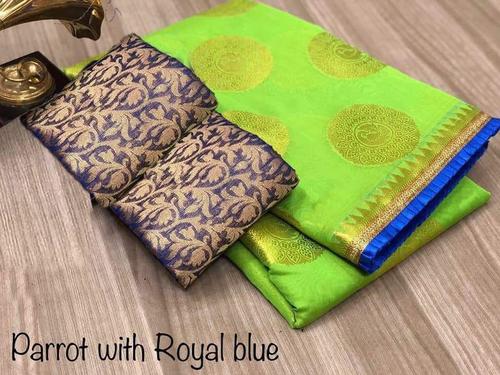 Chanderi Cotton Designer Saree - Cotton Silk Blend, Multicolor Design | Suitable for All Seasons: Rainy, Spring, Summer, Winter
