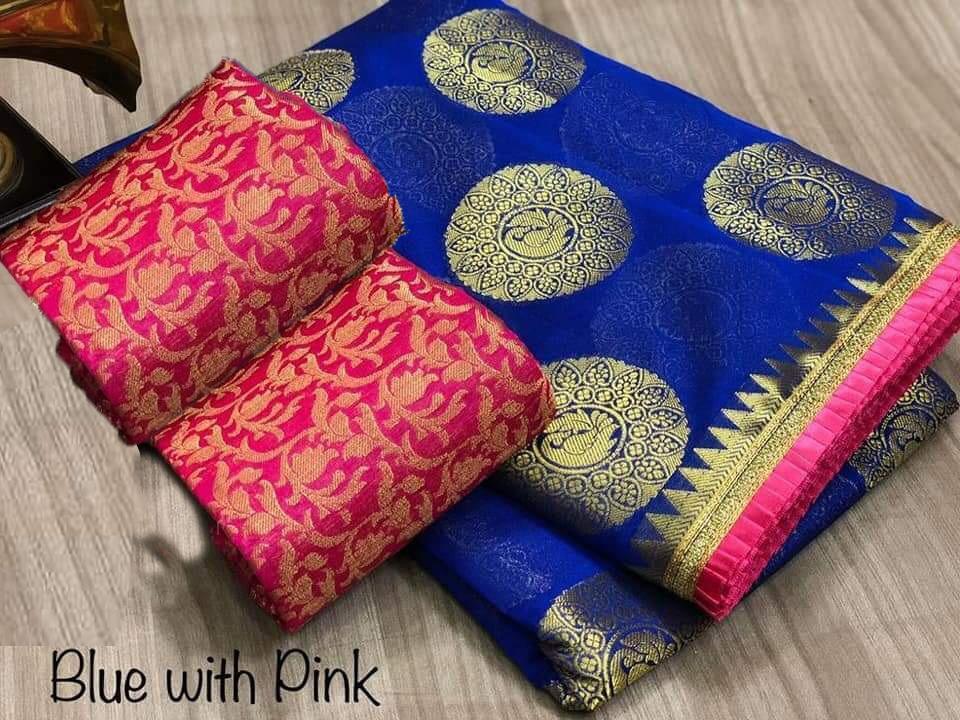 Chanderi Cotton Designer Saree - Cotton Silk Blend, Multicolor Design | Suitable For All Seasons: Rainy, Spring, Summer, Winter