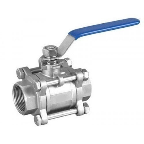 White Ss Ball Valves 3pc Flange End 150 Class