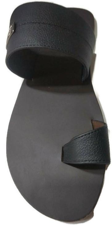 Men's Black Rubber Slipper Size: 6-11