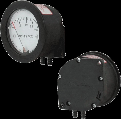 Dwyer Minihelic Ii Differential Pressure Gauge - 0-250 Pa Scale Range, Â±5% Accuracy At 70â°f (21.1â°c), 63 Mm Diameter, Lightweight Design At 6 Oz (170.1 G)