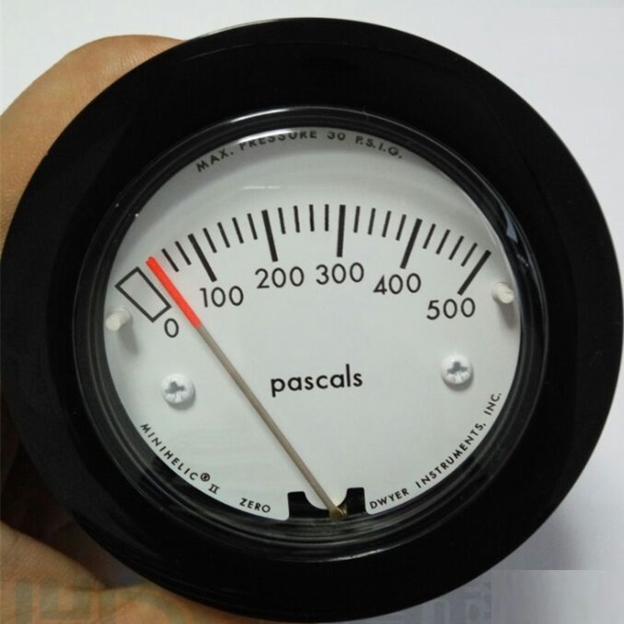 Dwyer 2-5000-500pa Minihelic Ii Differential Pressure Gauge 0-500 Pa Size: 63 Mm