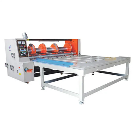 White And Orange Box Stitching Machine
