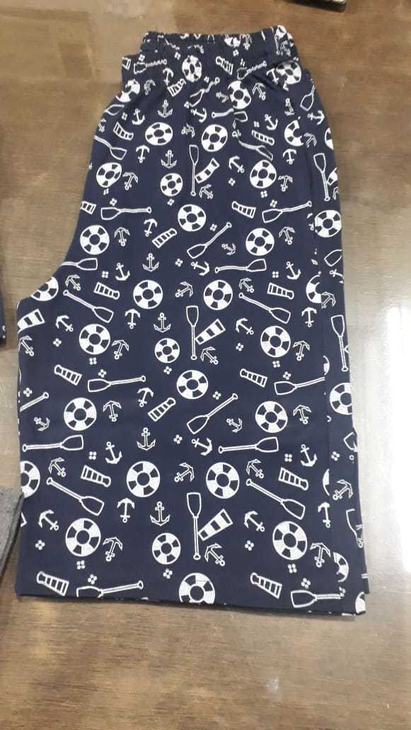 Men's Capri - Cotton Plus Size, Printed Design | No Fade, Washable, Ideal For Summer Wear