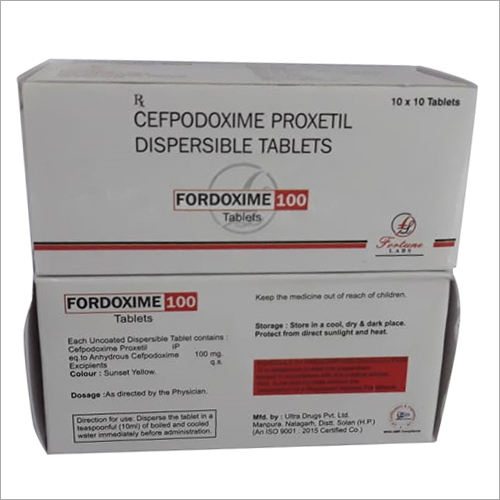 Cefpodoxime Proxetil Dispersible Tablet