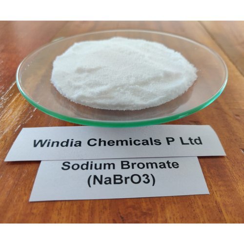 Anhydrous Sodium Bromate (Nabro3) 99% - Technical Grade Granules, White Appearance, Melting Point 381â°c, Soluble In Water, Cas No: 7789-38-0