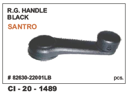 Rg Handle Black Santro - 4 Wheeler Compatibility | Includes Warranty for Reliable Performance