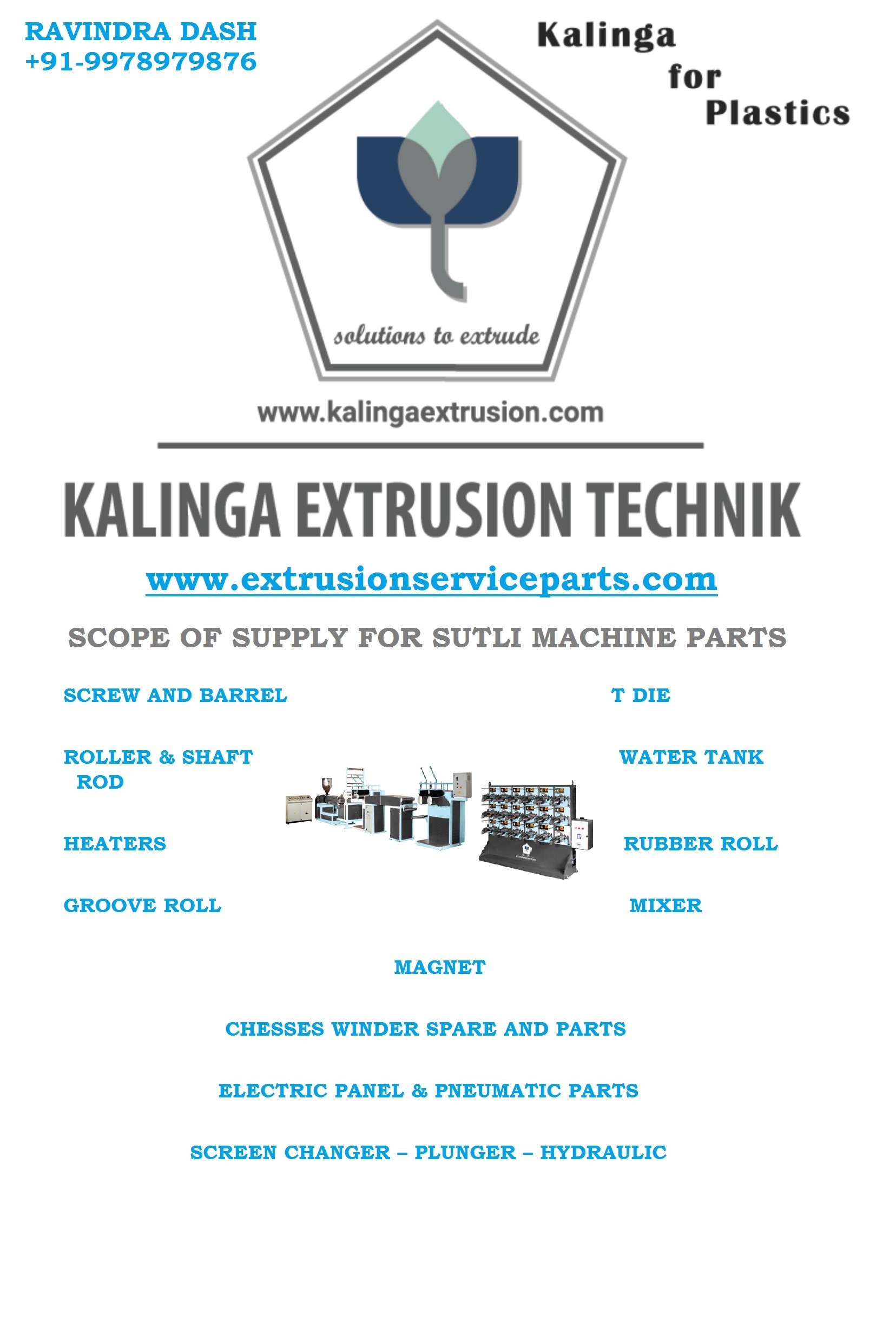 Plastic Extrusion Machine - Advanced Hi-tech Design With Warranty | Manufacturer Of Extrusion Coating Lamination Plants, Blown Film Machines, Parts & Services