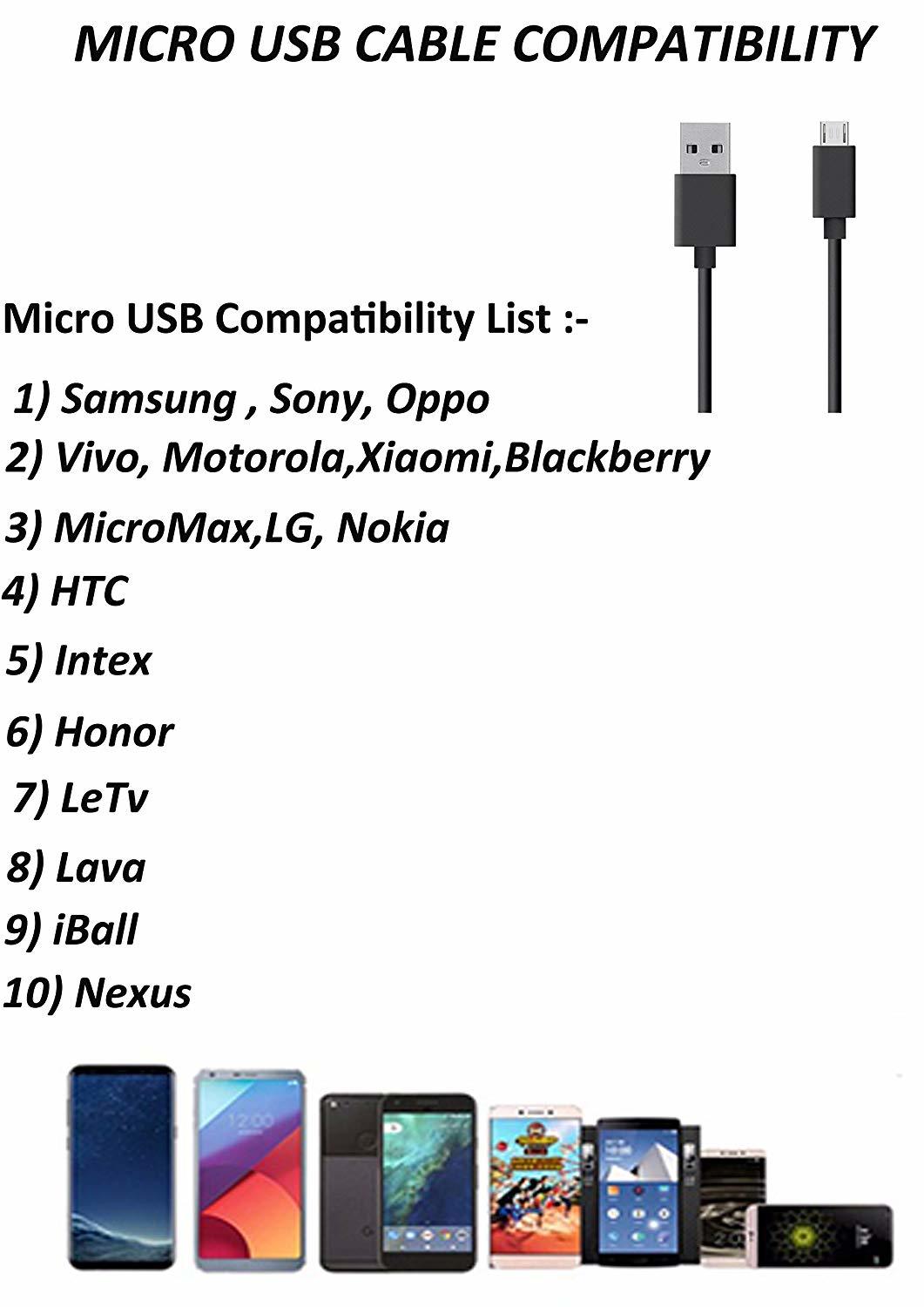 Micro Usb Data Transfer And Charging Cable