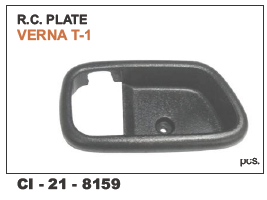 Rc Plate Verna T-1 - Premium ABS Material, Designed for 4 Wheeler Vehicles | Includes Warranty for Enhanced Reliability