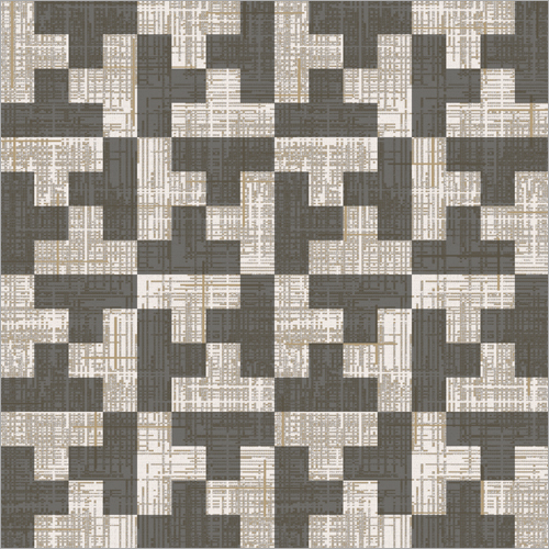 Code Transition Carpet Tile - Durable Multicolor, Textured Finish, Square Edge Design for Interior Floor Tiles