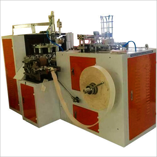 Semi Automatic Paper Cup Making Machine - Metal Construction | 1 Year Warranty, Semi-Automatic Operation