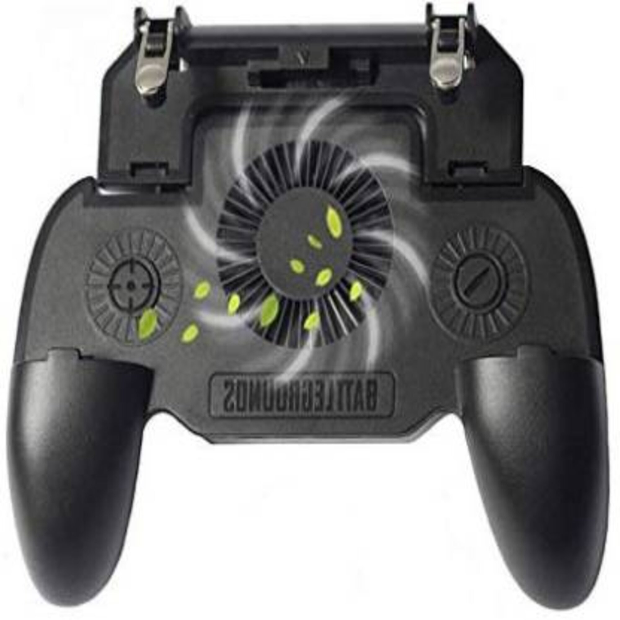 Sr Pubg Trigger Gamepad With Cooling Fan & Built-in 2000 Mah Battery Body Material: Abs