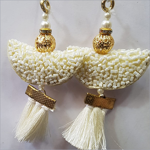 Latkan Fancy - Silk Laces with Reversible Design, Varying Sizes & Lengths, Bead Decoration in Assorted Colors | Unique Patterns and Versatile Use