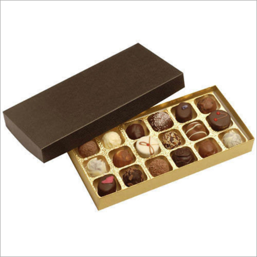 Chocolate Packaging Box - Cardboard, 10x8x3 Inches , Brown Color, Glossy Lamination Finish, Magnetic Closure, Assorted Sizes & Designs