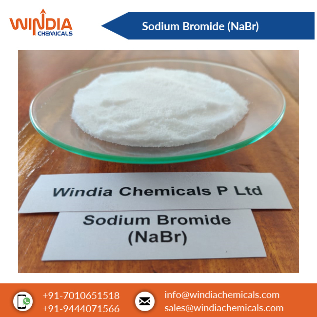 Anhydrous Sodium Bromide (Nabr) 99.5% - White Granular Solid, Cas 7647-15-6, Pharma Grade, Melting Point 747â°c, Density 3.21 G/mâ³, Soluble In Water