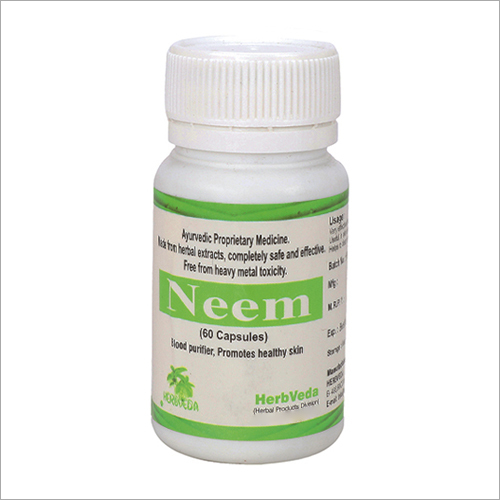 Neem Capsules Dry Place